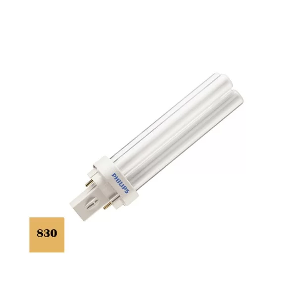 Fluorescent bulb Philips lynx d White B 26 W 1800 Lm