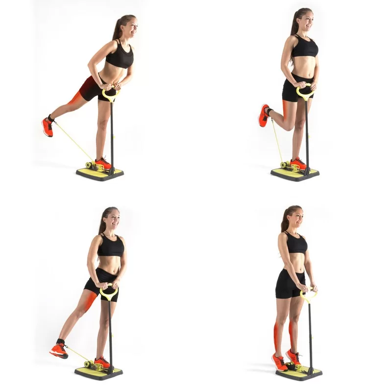 Buttocks & Legs Fitness Platform with Exercise...