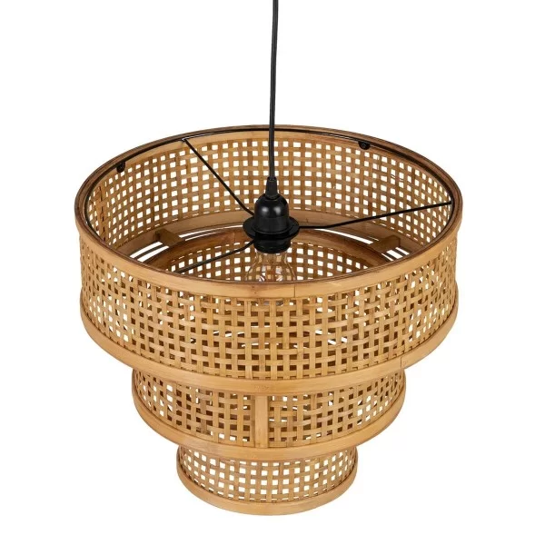 Ceiling Light Natural Bamboo 40 x 40 x 34 cm