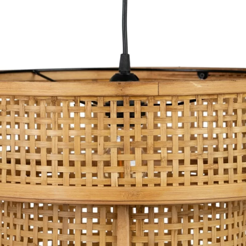 Ceiling Light Natural Bamboo 40 x 40 x 34 cm