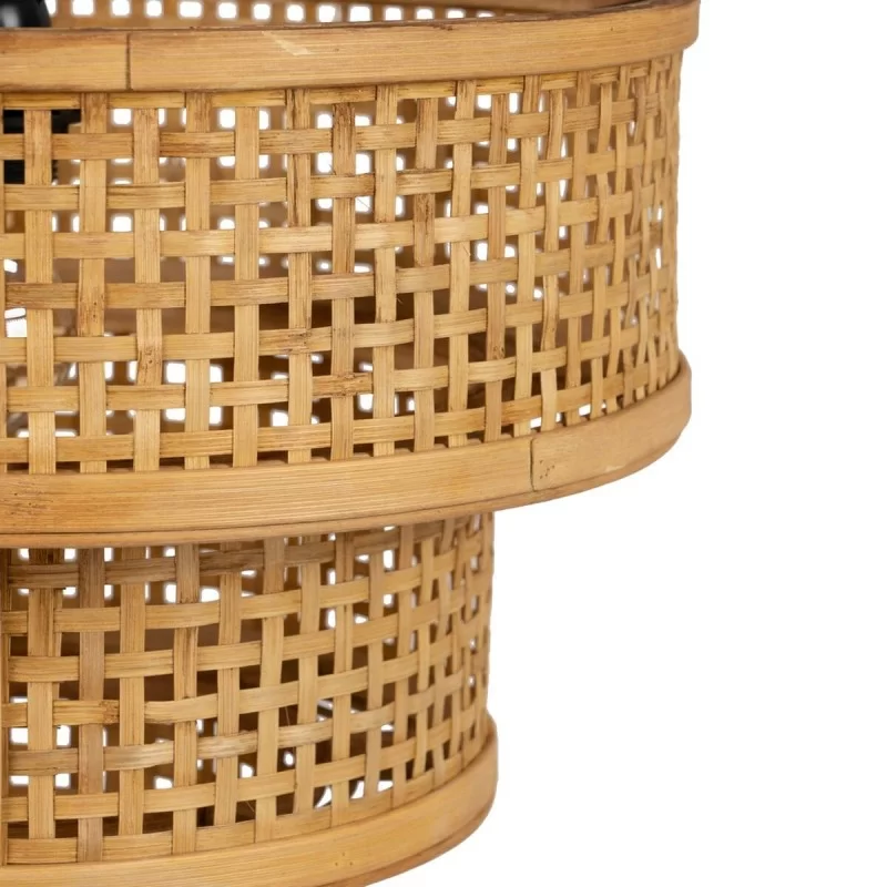 Ceiling Light Natural Bamboo 40 x 40 x 34 cm