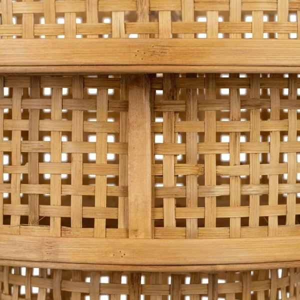 Ceiling Light Natural Bamboo 40 x 40 x 34 cm