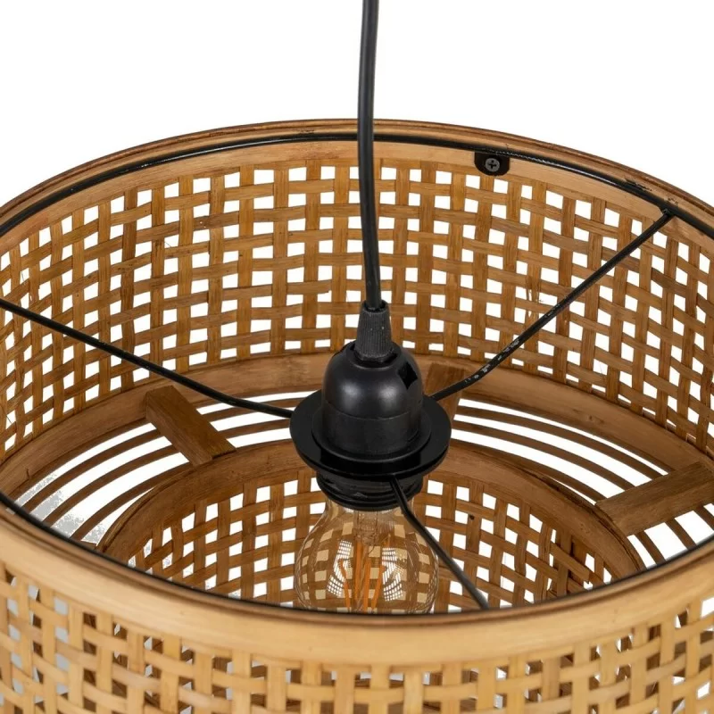 Ceiling Light Natural Bamboo 40 x 40 x 34 cm