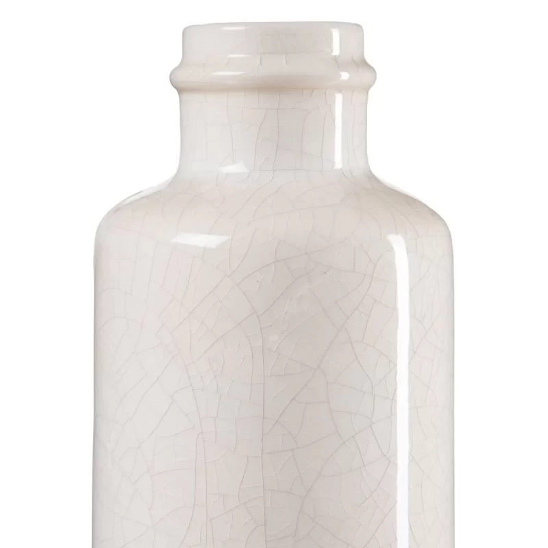 Vase 15,5 x 15,5 x 32 cm Ceramic Beige