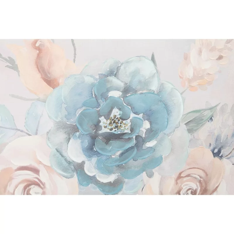 Painting DKD Home Decor 80 x 3 x 80 cm Flowers...