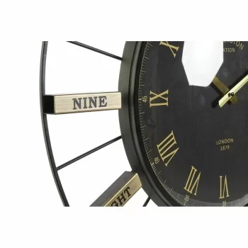 Wall Clock DKD Home Decor Crystal Silver Black Golden... 2