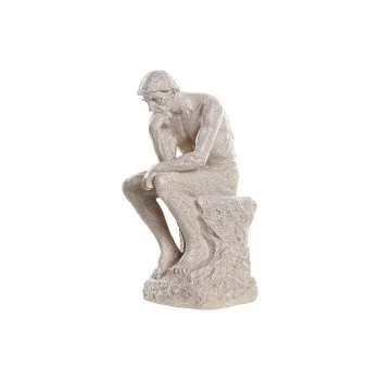 Decorative Figure DKD Home Decor The Thinker Beige Men 12...