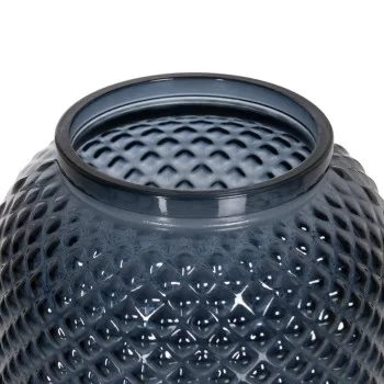 Vase Blue recycled glass 19 x 19 x 19 cm 2