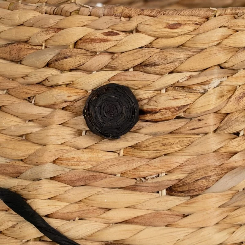 Basket Cat White Black Beige Natural Fibre 41 x...