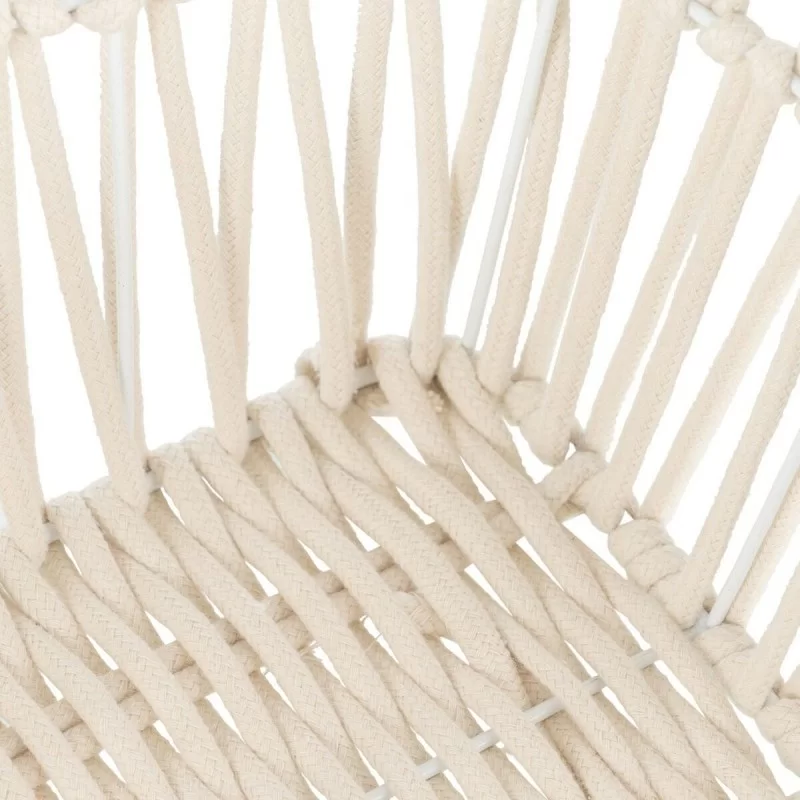 Set of Baskets White Rope 38 x 38 x 32 cm (3...