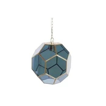 Ceiling Light DKD Home Decor Crystal Blue Golden Brass 50...