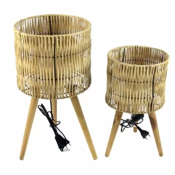 Desk lamp DKD Home Decor 30 x 30 x 73 cm Brown 220 V 50 W...