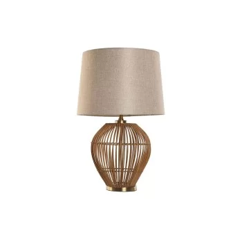 Desk lamp Home ESPRIT Brown Beige Golden Natural 50 W 220...