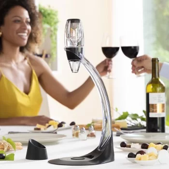 Professional Wine Aerator with Tower Stand and Non-Drip... 2