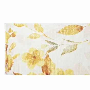 Carpet DKD Home Decor Yellow White Polyester Cotton... 2