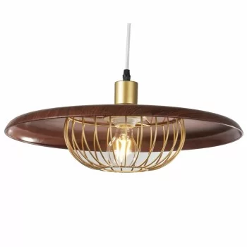 Ceiling Light DKD Home Decor Brown Metal Golden (45 x 45...