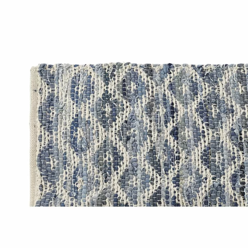 Carpet DKD Home Decor Blue White (120 x 180 x 1...