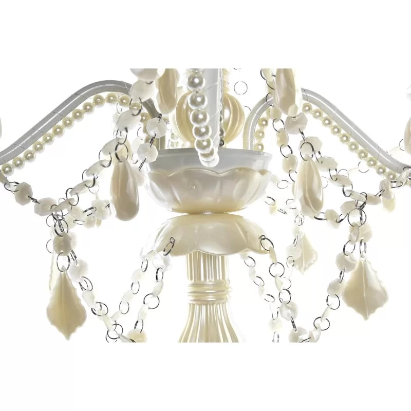 Desk lamp DKD Home Decor 25W Cream 220 V Shabby...