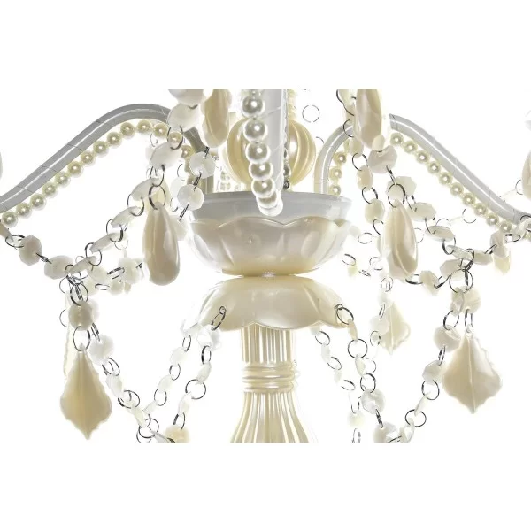 Desk lamp DKD Home Decor 25W Cream 220 V Shabby Chic (51 x 51 x 73 cm)