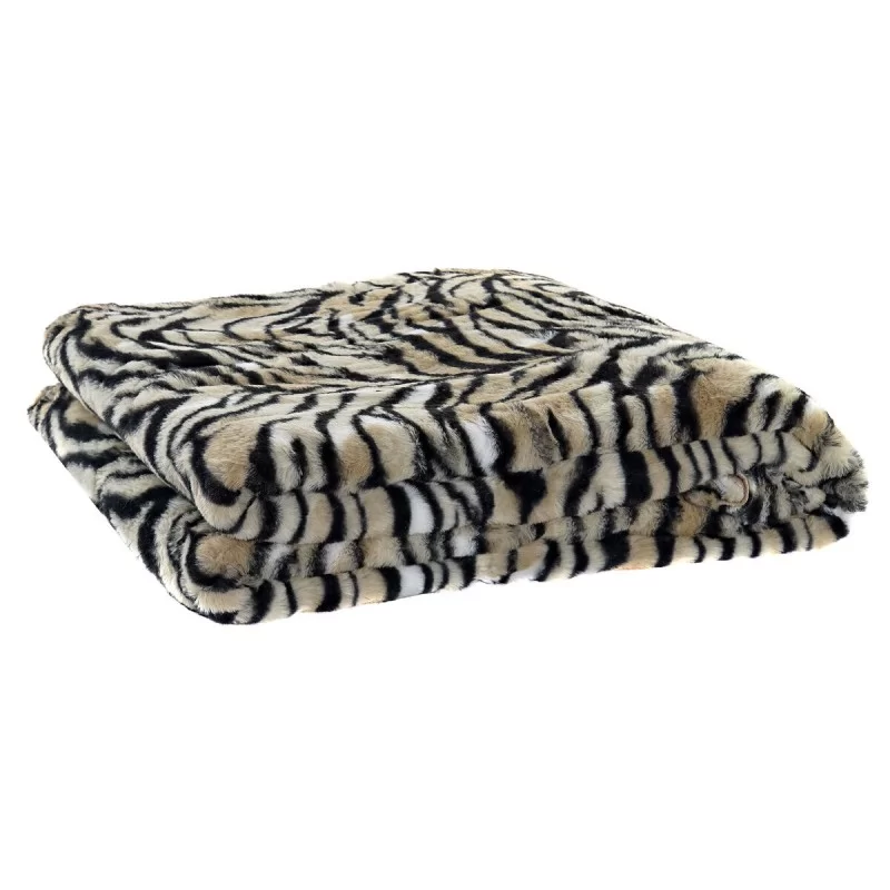 Blanket DKD Home Decor Wild 150 x 200 x 2 cm...