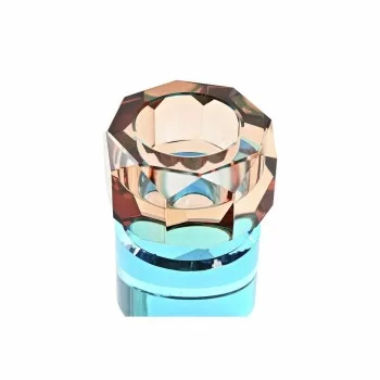 Candleholder DKD Home Decor Green Amber Bicoloured... 2