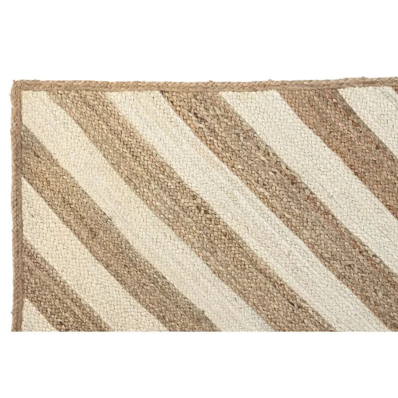 Carpet DKD Home Decor Scandi White Light brown...