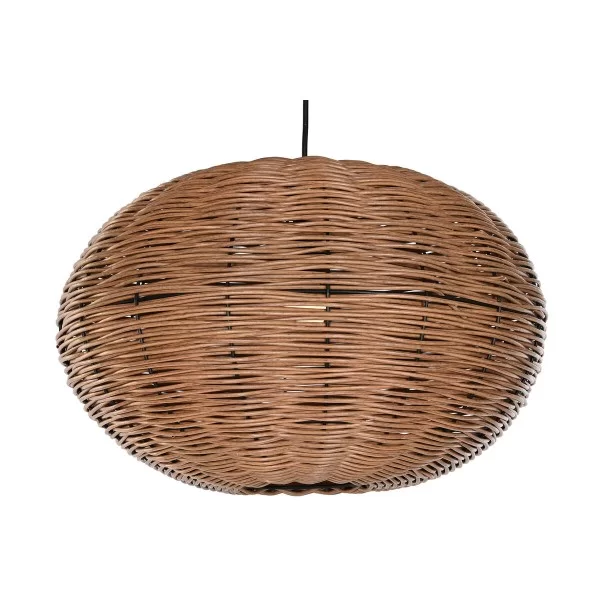 Ceiling Light DKD Home Decor 48 x 48 x 31 cm Brown Rattan 50 W