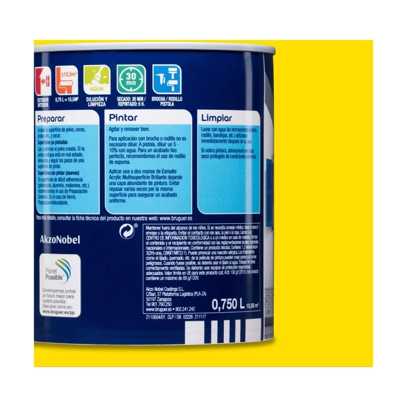 Varnish Bruguer 5057541 Yellow 750 ml Finishing...