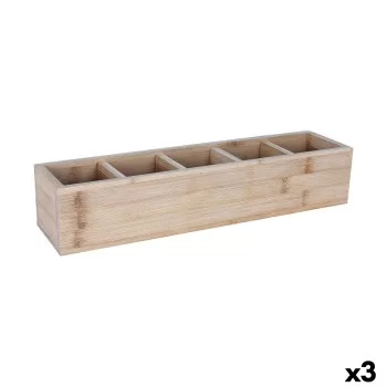 Cutlery Organiser Viejo Valle Bamboo 39 x 10 x 8 cm (3...