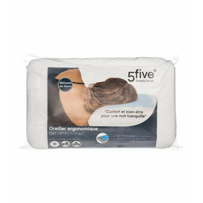 Pillow Tevere 5five Gel Ergonomic Refreshing 50...