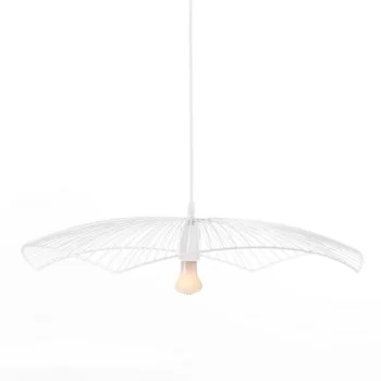 Ceiling Light Metal White 58 x 58 cm