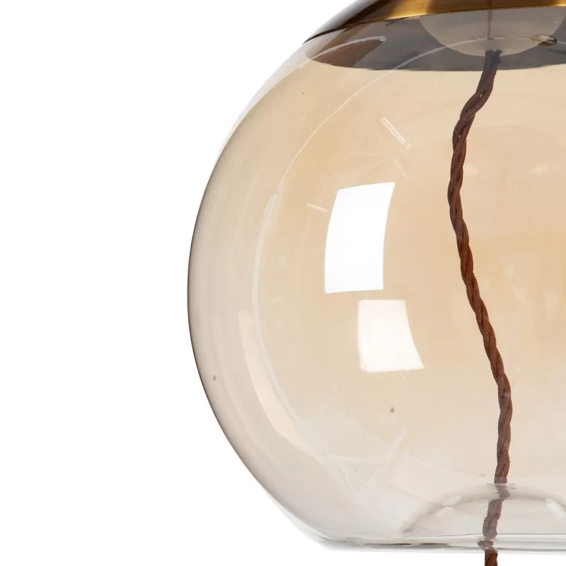 Ceiling Light Champagne Crystal Metal 30 x 30 x...