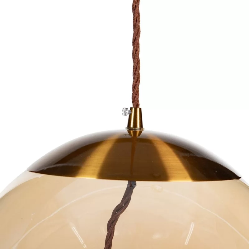 Ceiling Light Champagne Crystal Metal 30 x 30 x...