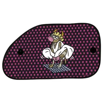 Side sunshade Kukuxumusu Kuku Pepita Pink Black 65 x 38... 2