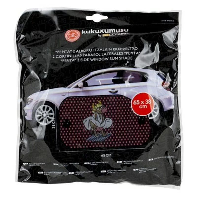 Side sunshade Kukuxumusu Kuku Pepita Pink Black...