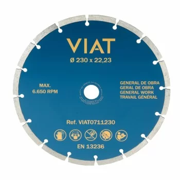 Cutting disc Viat 0711230 Masonry/Works Dry Ø 230 x 3 x...