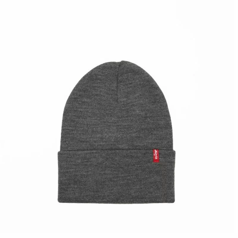 Sports Hat Levi's Slouchy Red Tab Beanie Regular Dark grey One size