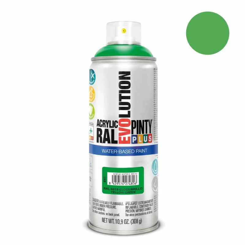 Spray paint Pintyplus Evolution RAL 6018 Water...
