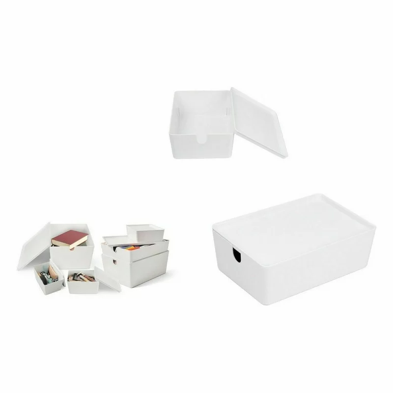 Stackable Organising Box Confortime With lid 26...