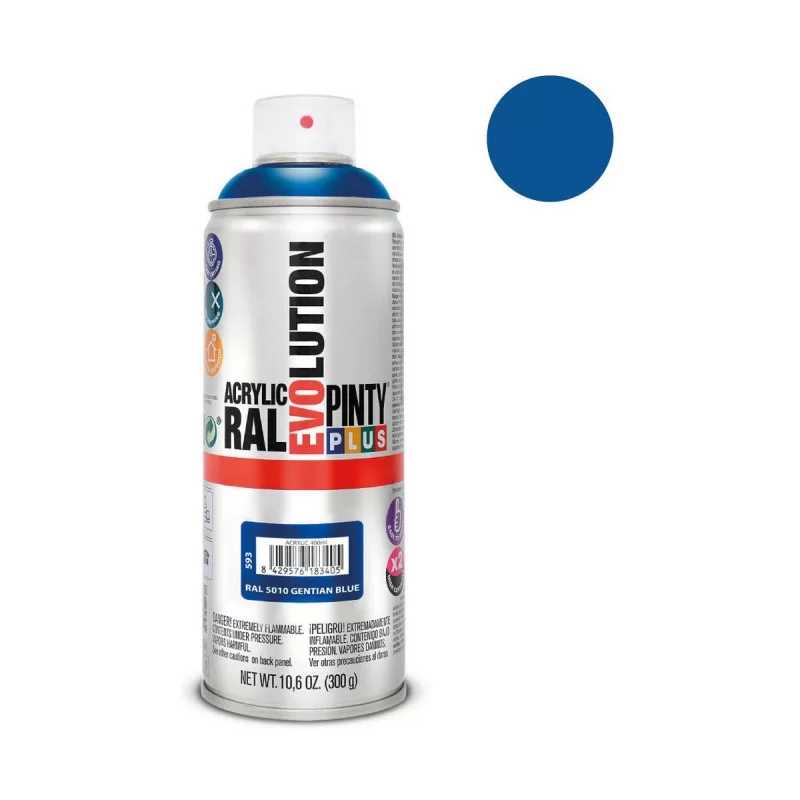 Spray paint Pintyplus Evolution RAL 5010 400 ml...