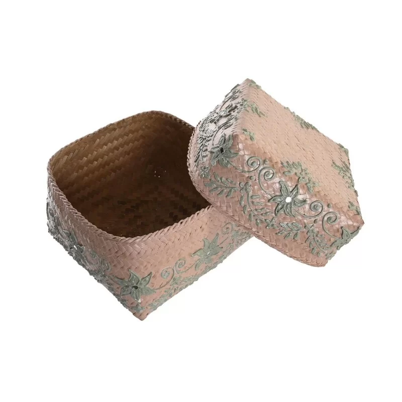 Basket set DKD Home Decor Multicolour Bamboo...