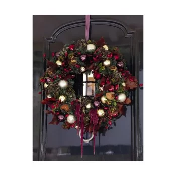 Advent wreathe Everlands 680452 Green (Ø 50 cm) 2