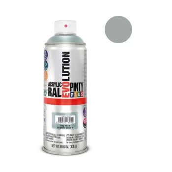 Spray paint Pintyplus Evolution RAL 7042 400 ml Traffic Grey 2