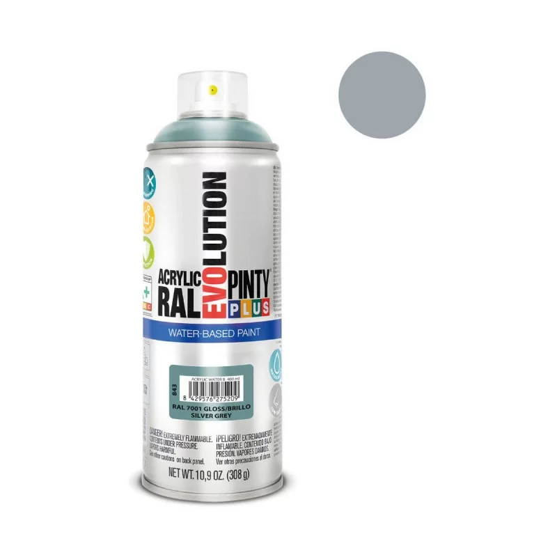 Spray paint Pintyplus Evolution RAL 7001 400 ml...