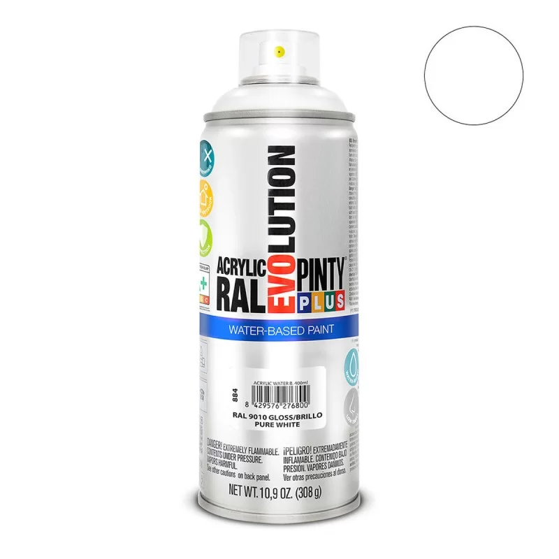 Spray paint Pintyplus Evolution RAL 9010 400 ml...