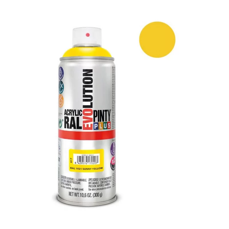Spray paint Pintyplus Evolution RAL 1021 400 ml...