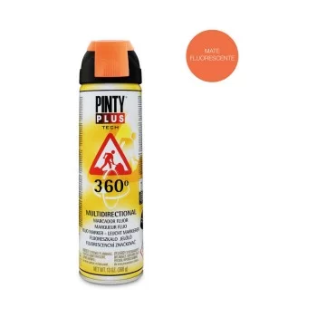 Spray paint Pintyplus Tech T143 360º Orange 500 ml 2