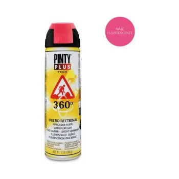 Spray paint Pintyplus Tech T107 360º Red 500 ml 2