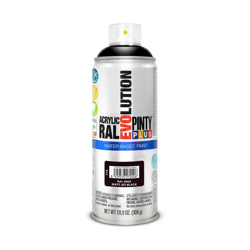 Spray paint Pintyplus Evolution RAL 9005 400 ml...