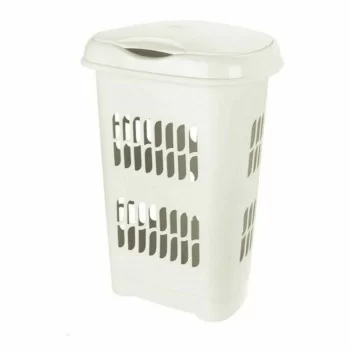 Laundry Basket Tontarelli GR37533 50 L White 50 L 46 x 34... 2